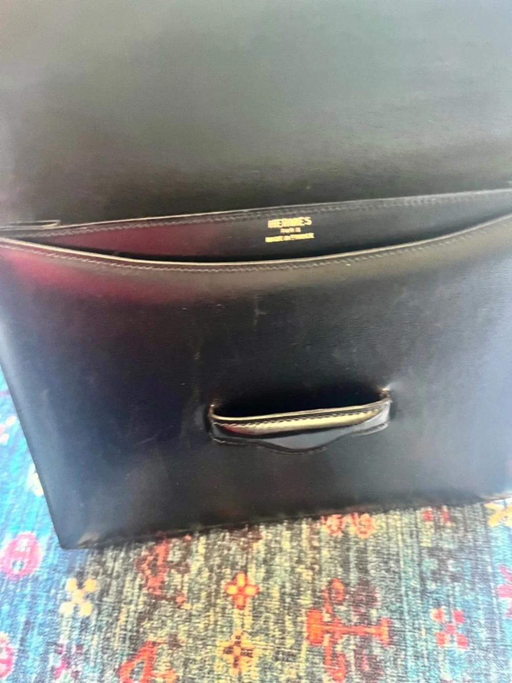 Hermes Faco Clutch in black - Picture 3 of 12